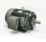 Teco EPV0202C, 20 HP, 3600 RPM, TEFC, 256TC Frame, 208-230/460 Volt, 3 PH, Max-E1, Round Body C-Face AC Electric Induction Motor