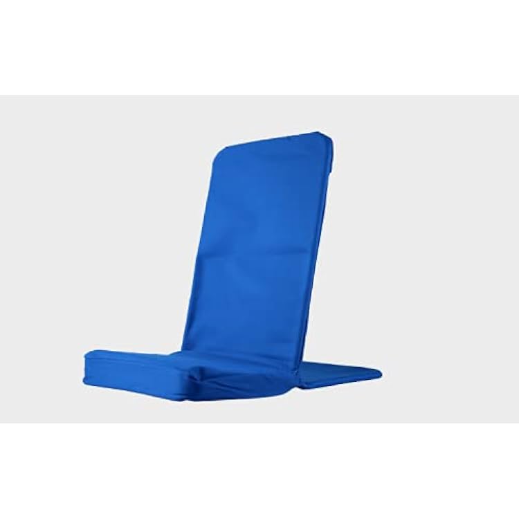 Original BackJack-Made in The USA- Extra Large Royal Cotton Fabric Lightweight Floor Seating Chair for Gaming, Families, Parents, Daycare, Back Support, Reading, Yoga, Meditation, Dorm