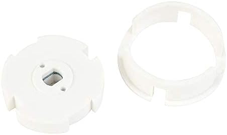 Rollerhouse 1.25" Crown and Drive Adapter Bushing Set for 25mm DC Motors with Roller Size of 1.25" Rollease Tubes
