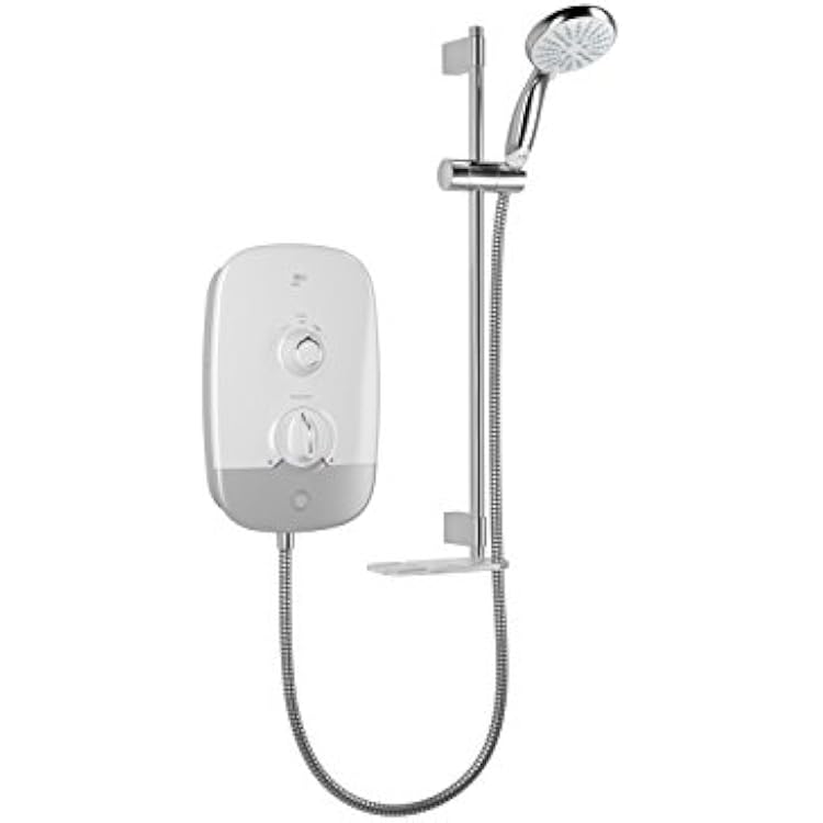 Mira Showers Meta Electric Shower - WhiteChrome 8.5 kW 1.1895.004