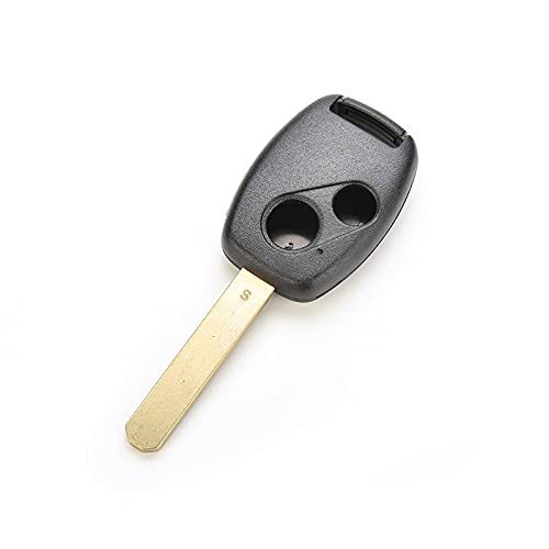 Car Remote Case Fob Blank Key Fit for Honda Accord Civic CRV HRV Jazz Pilot 2 Button Replacement Key Shell Cover