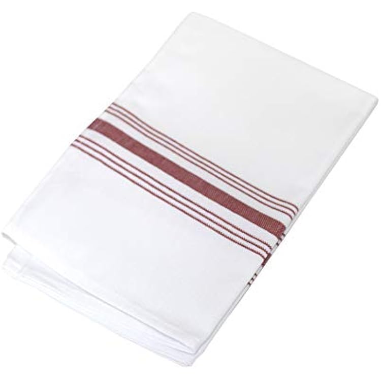 Milliken Signature Stripe Bistro Napkins - Assorted Colors - Set of 12 Red