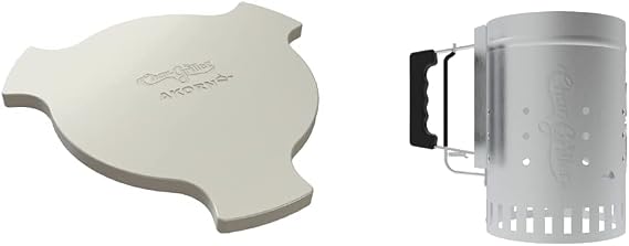 Char-Griller Smokin' Stone and Chimney Starter Bundle
