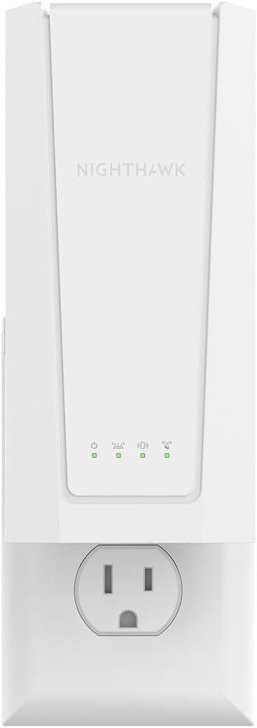 NETGEAR WiFi 7 Range Extender (EXS18) BE3600 Dual-Band Wireless Internet Signal Range Extender (up to 3.6 Gbps Speed) - Add up to 1,200 sq. ft., 40 Devices WPA3 Security, Smart Roaming