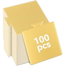 100 Pcs Mini Cake Boards 3.5 x 3.3 Inch,Gold Square Cake Cardboard Cupcakes Base for Desserts, Pastries, Mousse, Food Grade Disposable Cake Display Board for Wedding,Party Bakin,Birthday,Cake DIY