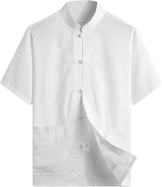 ZooBoo China Clothes Tang Shirt - Martial Arts Kung Fu Short Sleeve Shirt