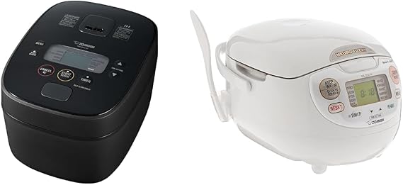 Zojirushi 5.5 Cup Induction Rice Cooker and 10 Cup Neuro Fuzzy Rice Cooker and Warmer Bundle