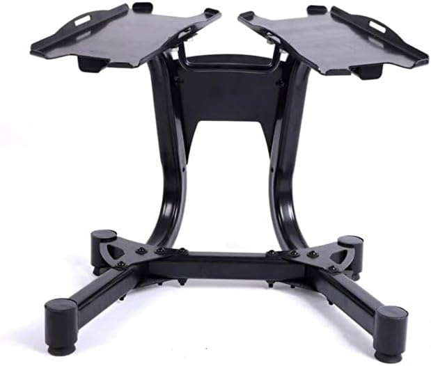 Ayarlanabilir Dambıl Standı, Dayanıklı ve Ergonomik Tasarım, Siyah, Ev ve Spor Salonu Kullanımı İçin