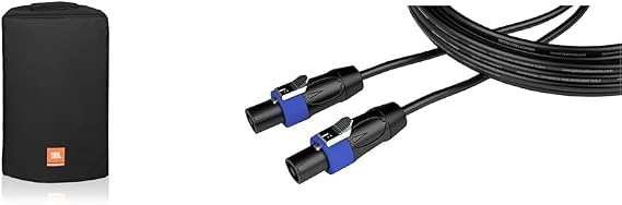 JBL Bags Speaker Cover Designed for JBL EON 715 Powered 15-Inch Loudspeaker + Gator Headliner Series Premium 25ft Twist Lock Speaker Cable