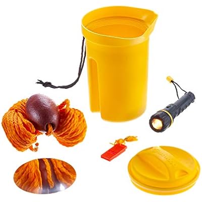 attwood Bailer Safety Kit - Flashlight Whistle Bailer & Line Bailer Safety Kit 11830-2 - Flashlight Whistle Bailer & Line, MULTI, One Size