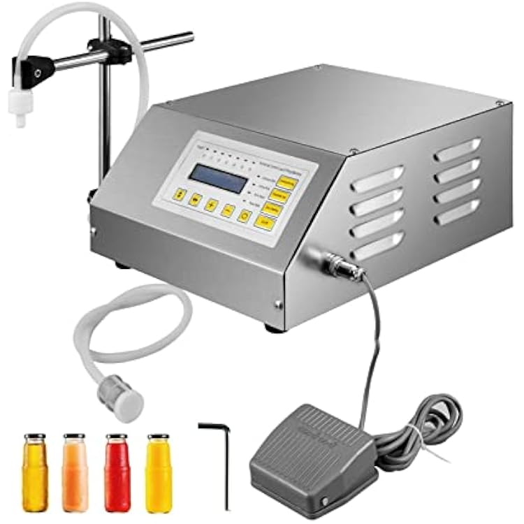 5-3500 Ml Pneumatic Liquid Filling Machine GFK 160 Digital Control Water Drink Perfume Juice Beer Automatic Bottle Filler