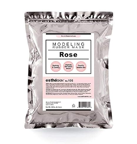 No.106 Rose Peel Off Type Modeling Rubber Mask Powder for Facial Skin Care Treatment, 35oz