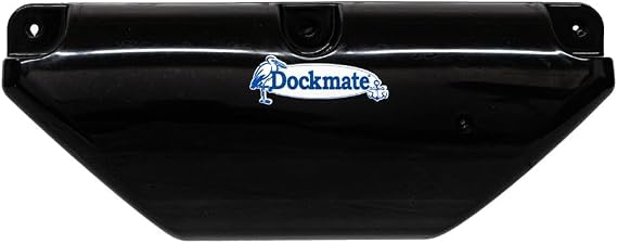 Dockmate DockSide Straight Dock Bumper, PVC, 15-1/2 x 6-5/8 in, Black