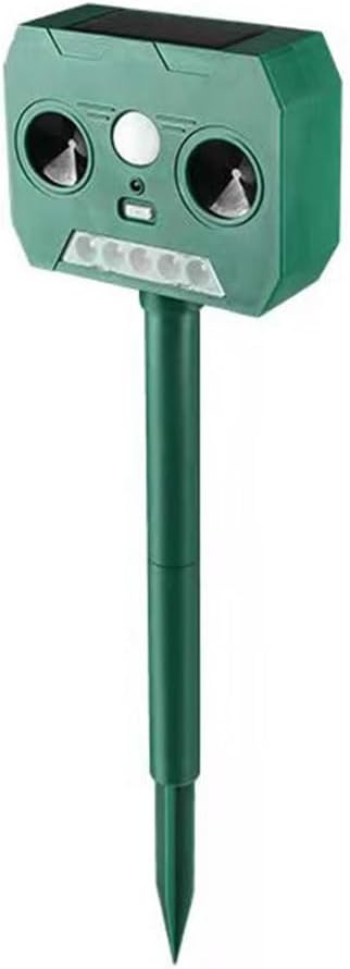 Animal Repelling Device, Pest Repellent, Cat Repellent, Cat Repellent, Bird Protection, Pest Prevention, Plug-in & Wall Mounted, Extra Long Standby, Mouse Repellent, Large Sensing Range, Solar