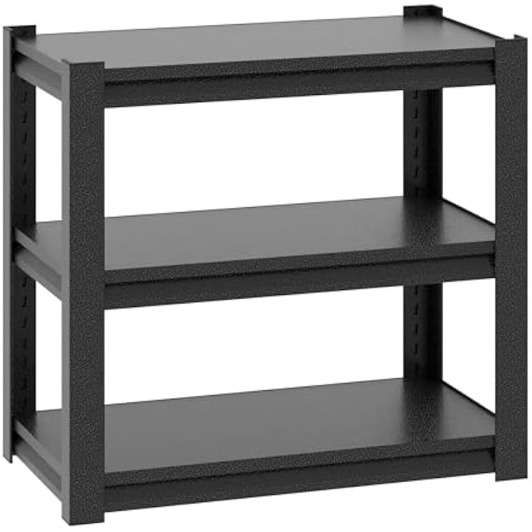 Metal Aquarium Stand with a Adjustable 3-Tier Fish Tank Rack,Tank Not Included,for Home Office31.5 L x 18 W x 34 H. Black