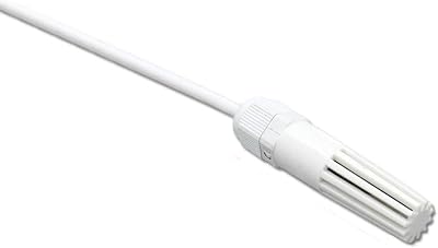 Taidacent Modubus RS485 Soil Moisture Sensor RS485 Collector Module Waterproof Transmitter Probe Real-time Monitoring Temperature and Humidity Sensor Probe PVC Probe