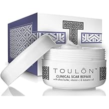 TOULON Scar Removal Cream to Best Remove Old & New Scars with Shea Butter, Vitamin C & E and Tamanu Oil