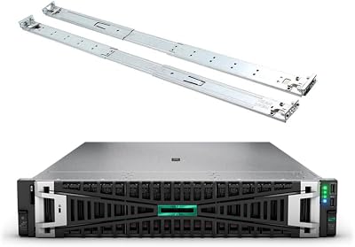 HPE ProLiant DL380 Gen11 2U Rack Server Bundle with Dual Xeon 4410y 12-Core 2GHz, 256GB DDR5 Memory, 15.36TB Enterprise SAS 12Gbs SSD Storage, RAID, Dual Power, iLO and Rail Kit