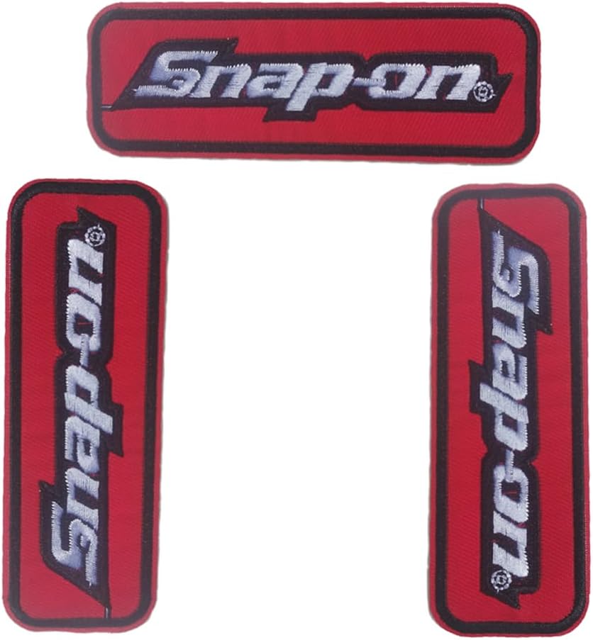 3 Pcs Snap-On Embroidery Patch Tools Iron-on Sew On Patches for Clothing Jacket Backpack Jeans Decal Gift 4.25  1.5 Inch