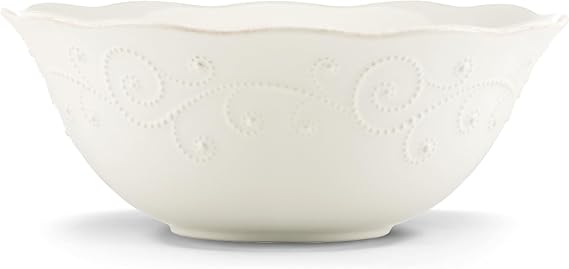 Lenox French Perle Serving Bowl, White -