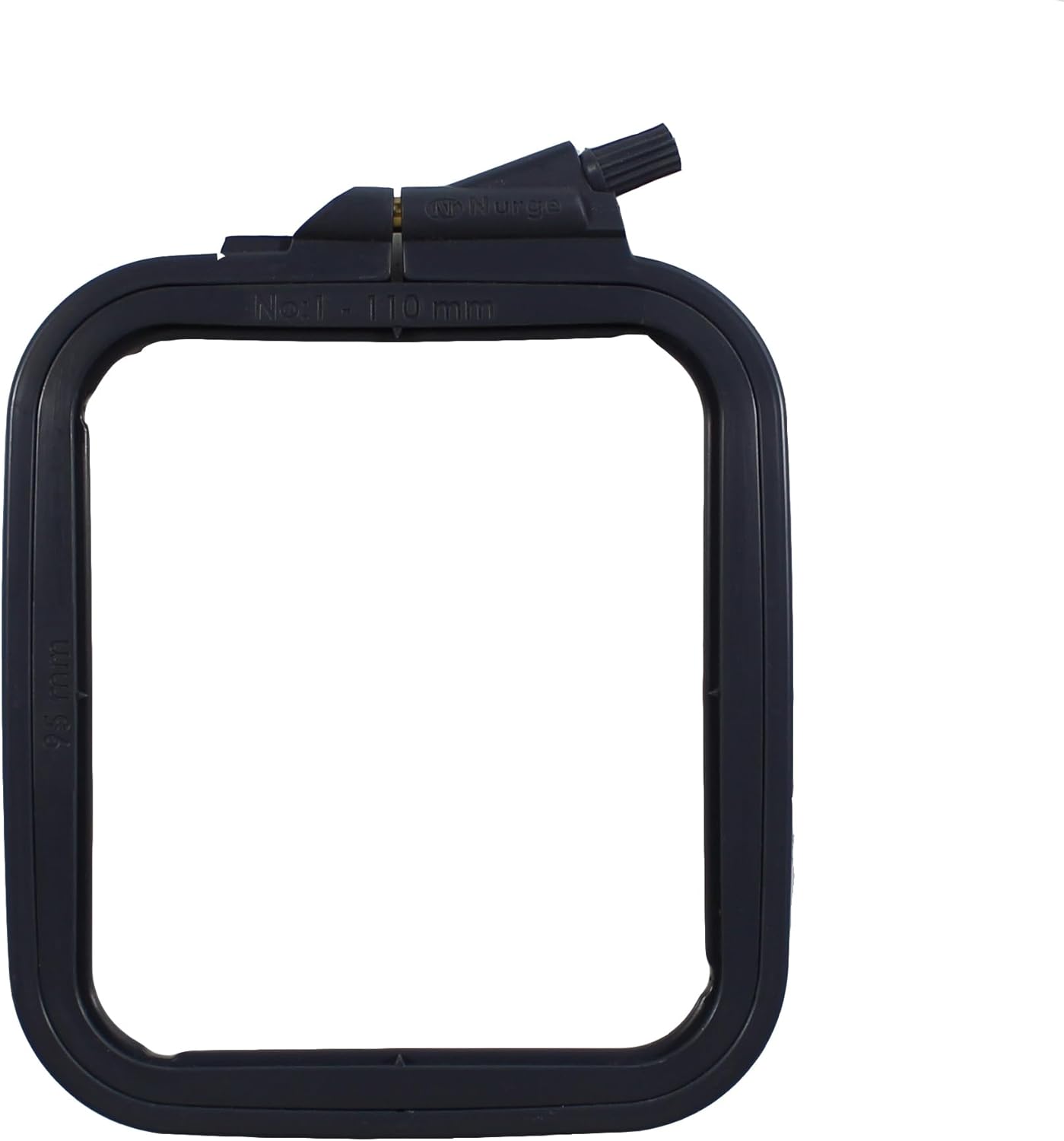 Nurge Rectangular Plastic Embroidery Hoops 110mm x 95mm 4.3 x 3.75 inches Size No. 1