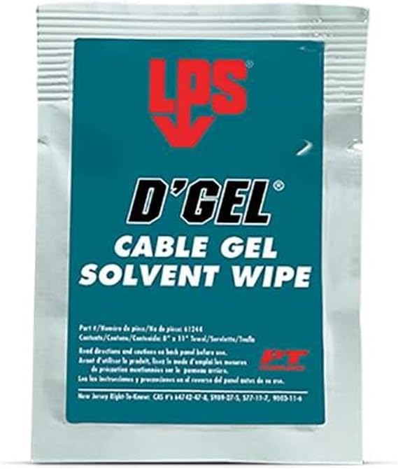 Lps D'Gel(R),Solvent Degreaser Wipes,Orange 61244-1 Each