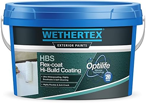 Grehge x-Coat Hi-Build Coating | Heavily Textured Masonry Paint | 15KG White