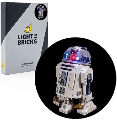Light My Bricks Light and Sound Kit Compatible with Lego R2-D2 75308 Set Not Included