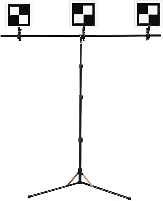 ADAS Calibration Bracket Triangular Bracket Ultimate Lightweight & Portable Display Stand，LDW ADAS Board Aluminum Pattern Board Static Front Camera Aiming Target for Toyota