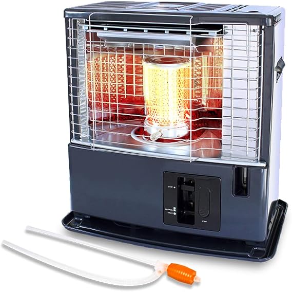 Petroleum Heater 3000 Watt Petroleum Stove with Hand Pump Heater for outdoor camping garden patio workshop power outage mobile heater for ventilated rooms up to 50 m² [Energy Class A]