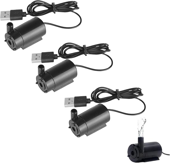 Bolivia's Mini Dalgıç Su Pompası, USB Güç Girişli Yüksek Performanslı, Küçük Boyutlu ve Sessiz Çalışan, Akvaryum ve Küçük Su Tankları için Pratik Su Pompası Seti