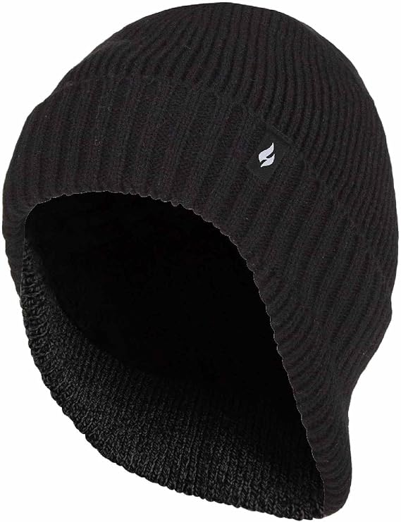 HEAT HOLDERS - Thermal Acrylic Winter Expedition Hat with Drop Neck for Men