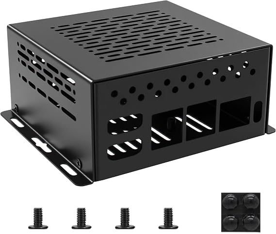 Geekworm X1500-C2 Metal Case for Raspberry Pi CM5 and X1500/X1501 IO Board