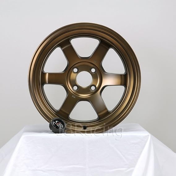 TOTAL 4 PCS ROTA GRID V WHEELS 2 PCS 15X8 & 2 PCS 15x9 PCD:4X114.3 OFFSET:0 HB:73 FULL ROYAL SPORT BRONZE