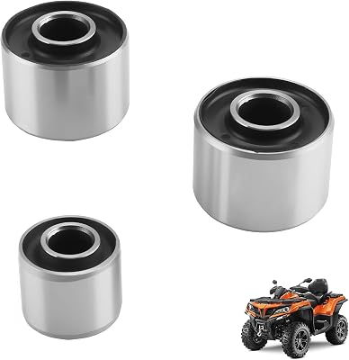 GY6 10x28x22mm Engine Crankcase Mount Bushings 3 Pack for Chinse Scooter Moped ATV Go Kart 4-Stroke GY6 125cc 150cc 152QMI 157QMJ Engine