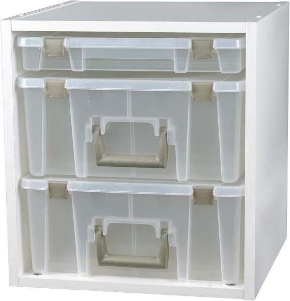 ArtBin Super Satchel Cube Craft Storage Tower, White