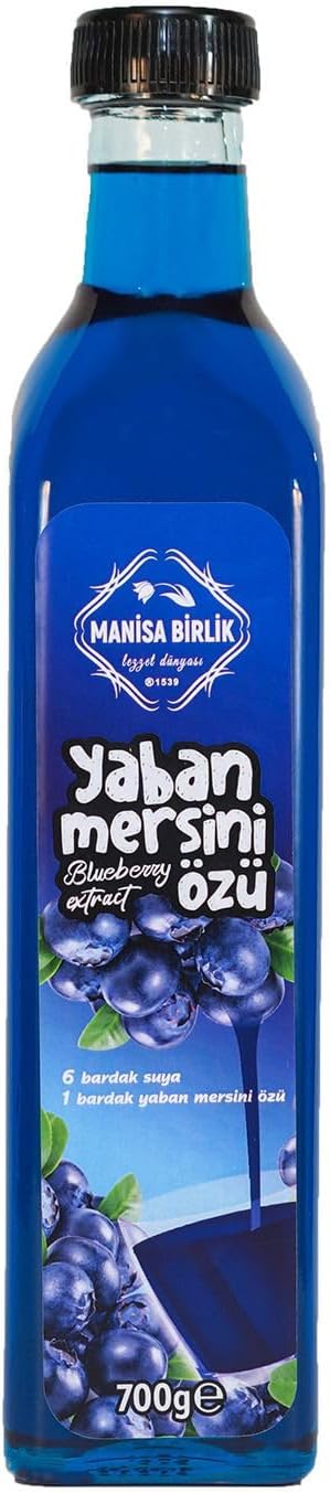 Manisa Birlik Natural Blueberry Extract 700 ml 2 Bottles