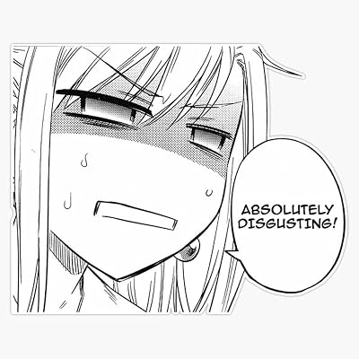 Disgusting Lewd Waifu Sticker Vinyl Waterproof Sticker Decal Car Laptop Wall Window Bumper Sticker 5