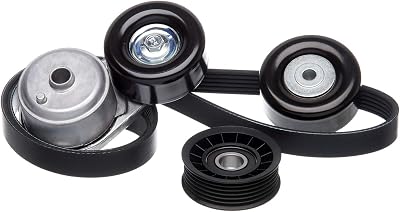 Gates 90K-38136 Complete Serpentine Belt Drive Component Kit - fits 2001 Chevrolet Silverado 2500 HD & 3500 with 6.6L V8 Turbo Diesel Engine