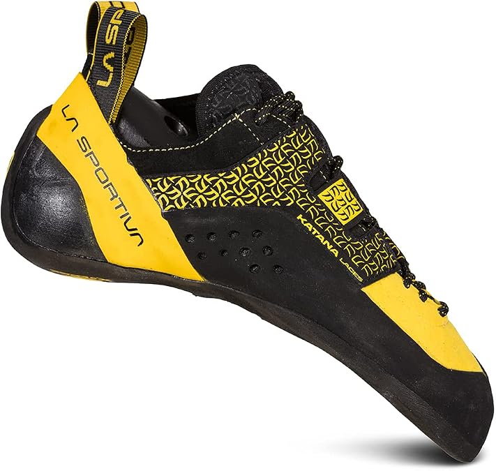La Sportiva Mens Katana Lace Rock Climbing Shoe | Performance Climber, Max Support, All-Day Comfort, All-Condition Workhorse, Highly Breathable