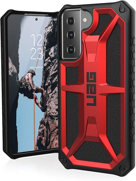 URBAN ARMOR GEAR Galaxy S21 Shockproof Case Monarch Crimson Japan Authorized Dealer Product UAG-GLXS21-P-CR