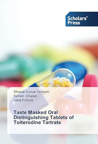 Taste Masked Oral Distinguishing Tablets of Tolterodine Tartrate