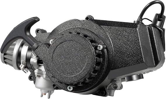 49CC 2 Stroke Motorcycle Carburetor mini Moto Engine Single Cylinder Engine Carburetor Air Filter Replacement Motorcycle Powered Cross-Injection Carburettor Jet for Kart Atv mini Dirt Bike