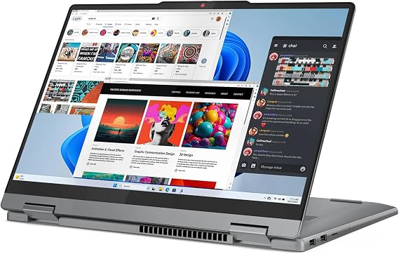 Lenovo IdeaPad 5 2-in-1 Laptop, 2024, 14" 1920 x 1200 Touch IPS, Intel-10 Core 7 150U, 16GB LPDDR5, 1TB SSD, Windows 10 Pro, Backlit Keyboard, Wi-Fi 6, Bluetooth 5.2, 1080p FHD Camera, Luna Grey