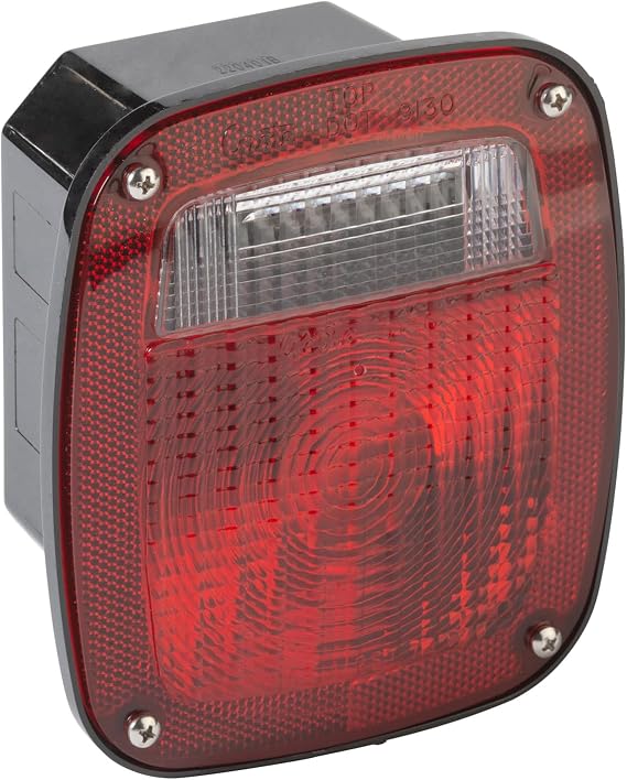 Grote 53712 Three-Stud Metri-Pack Stop Tail Turn Light - LH with License Window