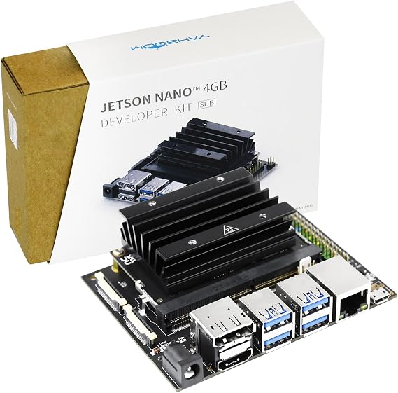 Jetson Nano B01 4GB SUB Development Kit Official Board for AI and Robotics Yahboom Provide ROS and AI Programming Courses Separate Board