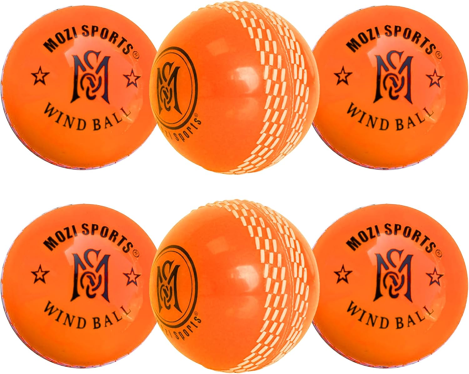 Wind Cricket Balls - Indoor & Outdoor Soft Training Cricket Balls for Skills Coaching Practice