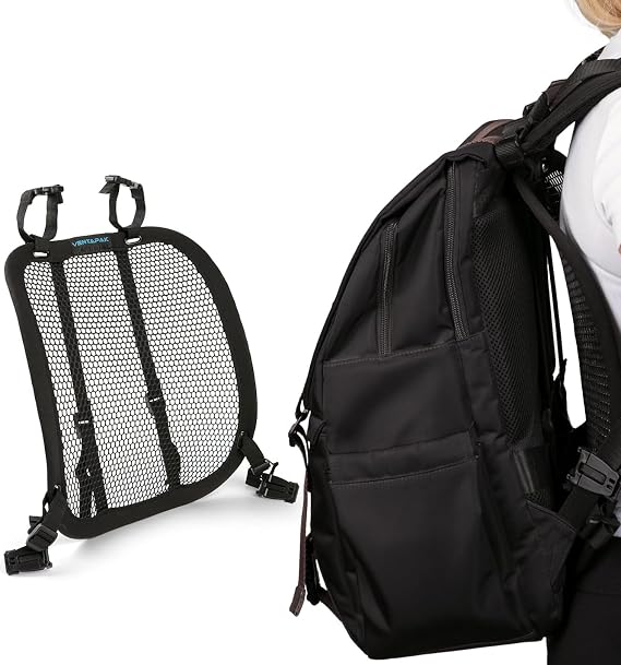 VentaPak Lightweight Ventilation Backpack Spacer - Large External Mesh Frame for Hiking & Biking Backpacks - Ventilation for Airflow Sweat Reducing