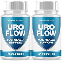 (2 Pack) URO Flow Capsules, UroFlow Pills for Men with All Natural Ingredients, Advanced Formula Men's Health and Wellness Pill, Maximum Strength Multivitamin Formula Supplement (120 Capsules)