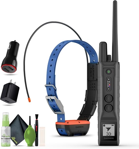 Garmin Pro 550 Plus GPS Navigator with Alpha T20 Dog Collar Bundle